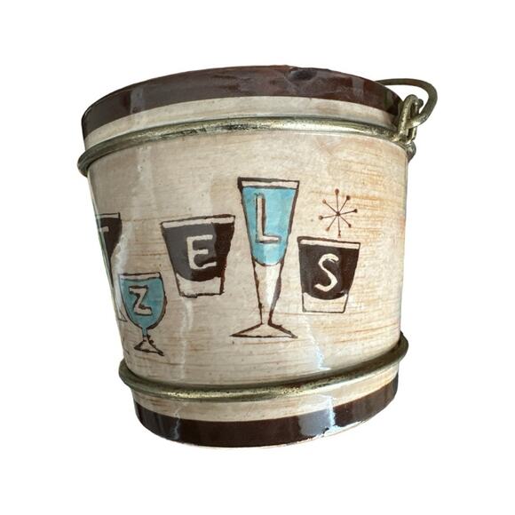 Vintage Fred Roberts Co Snacks Stoneware Buckets Set - Picture 4 of 11